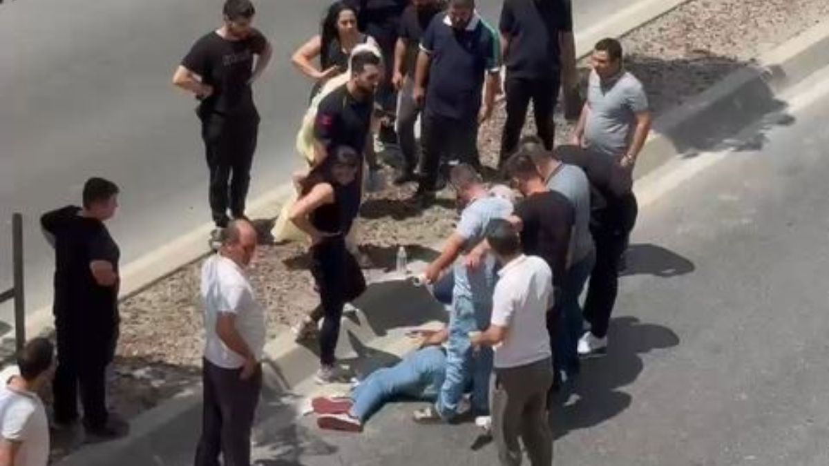 İstanbul’da yolun karşısına geçmek isteyen adama taksi çarptı